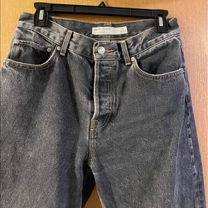 Asos design black high waisted jeans